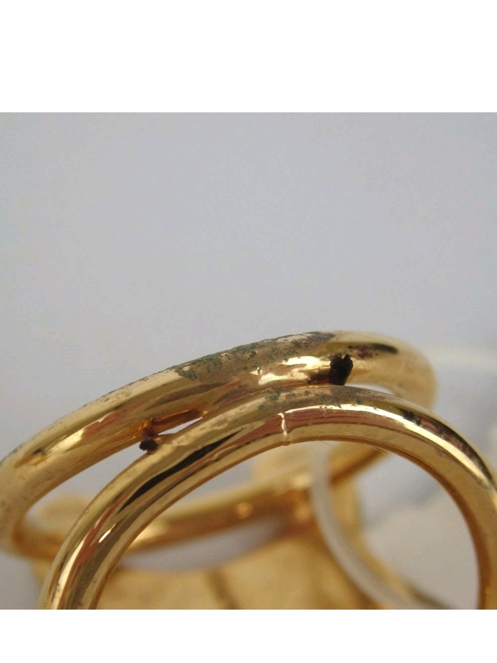 Celine Gold Triomphe Scarf Ring Holder - Picture 8 of 8